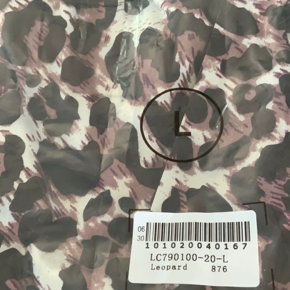 LEOPARD LEGGINGS WITH LACE DETAIL - Picture 5 of 5